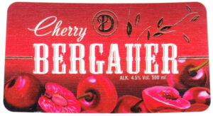 Bergauer Cherry тагильское пиво этикетка